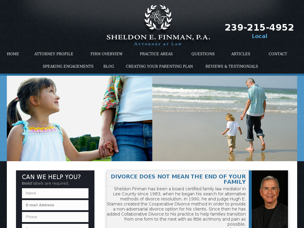 website screenshot