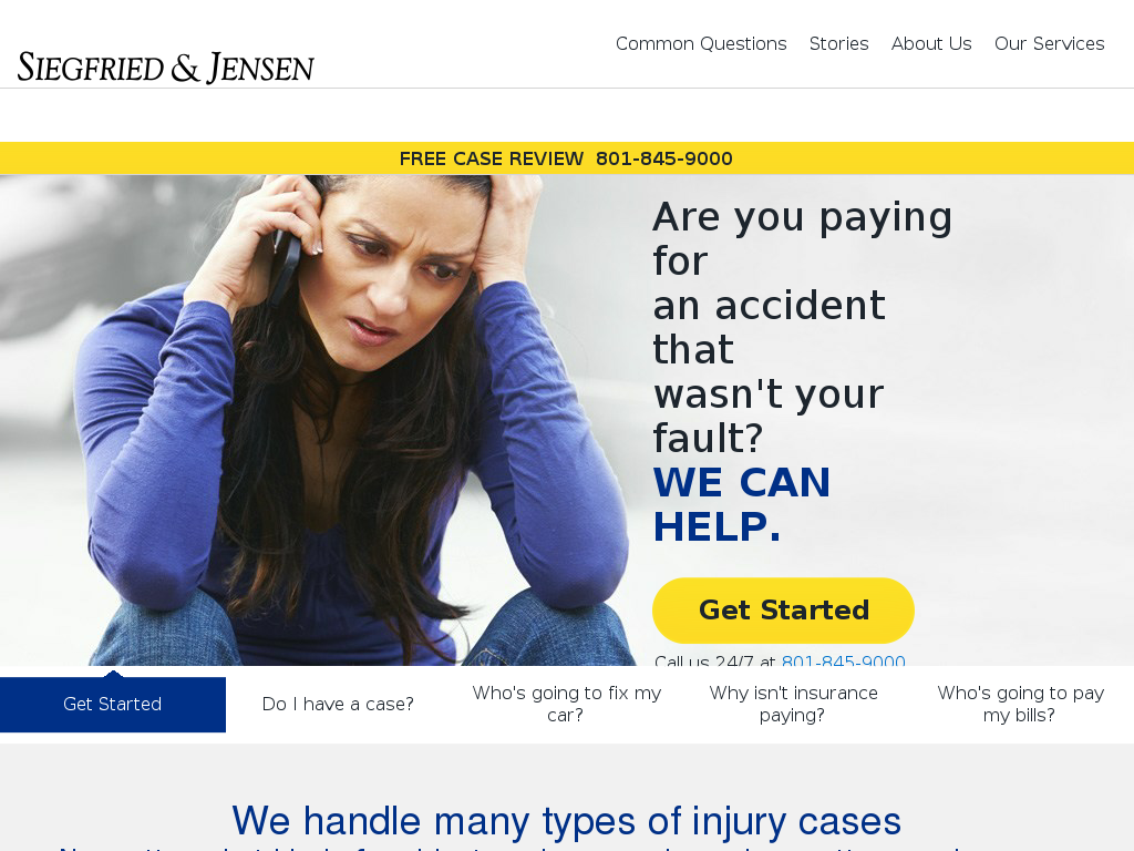 website screenshot
