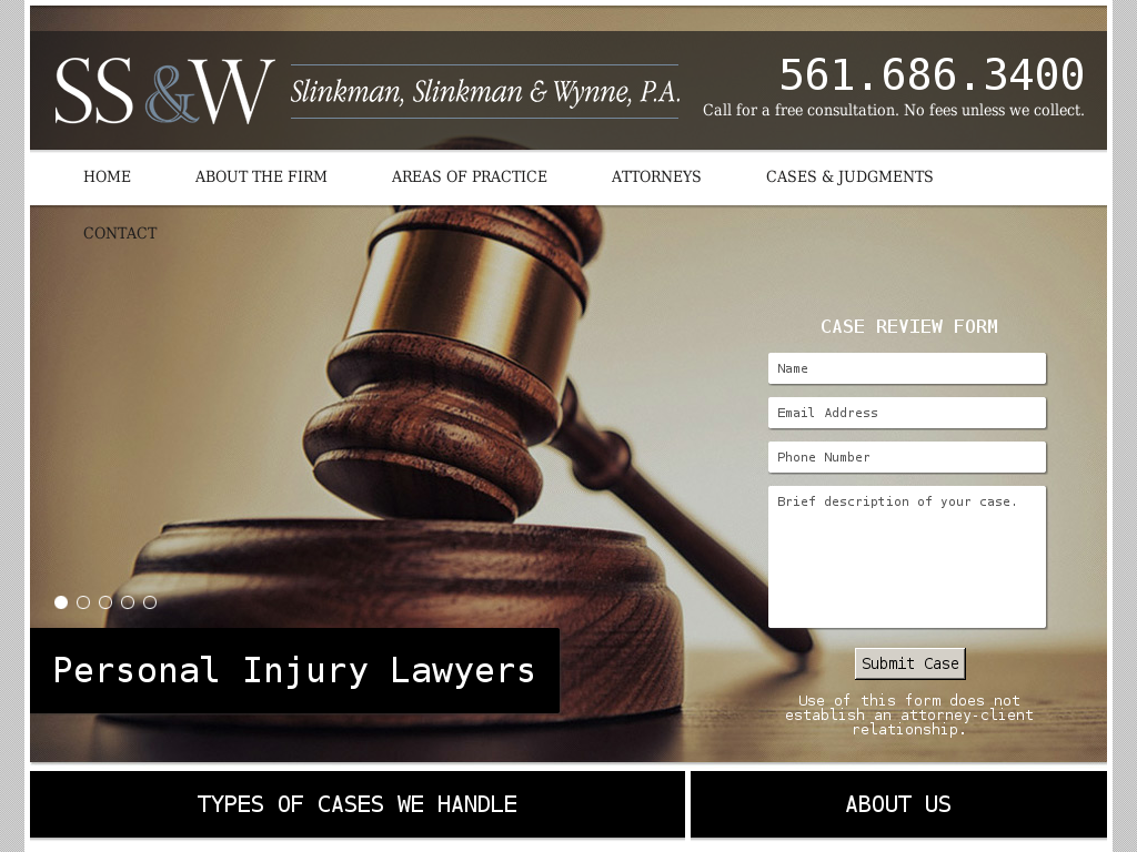 website screenshot