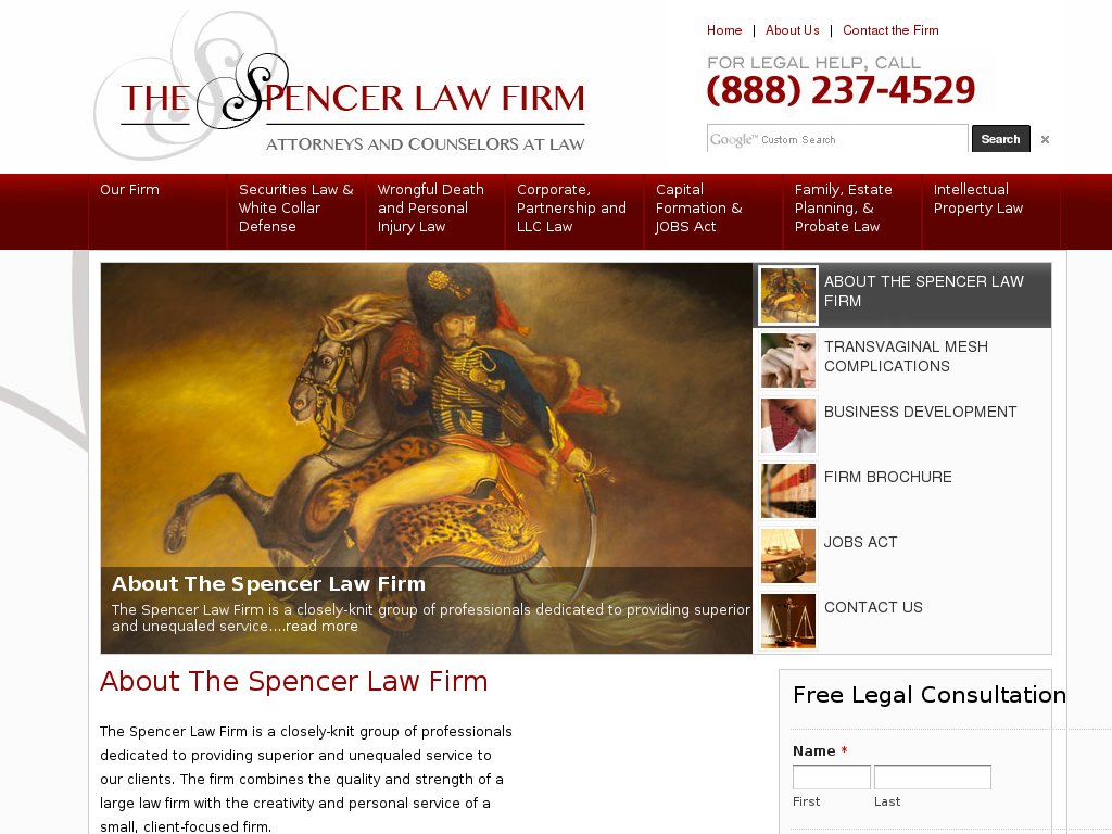 website screenshot