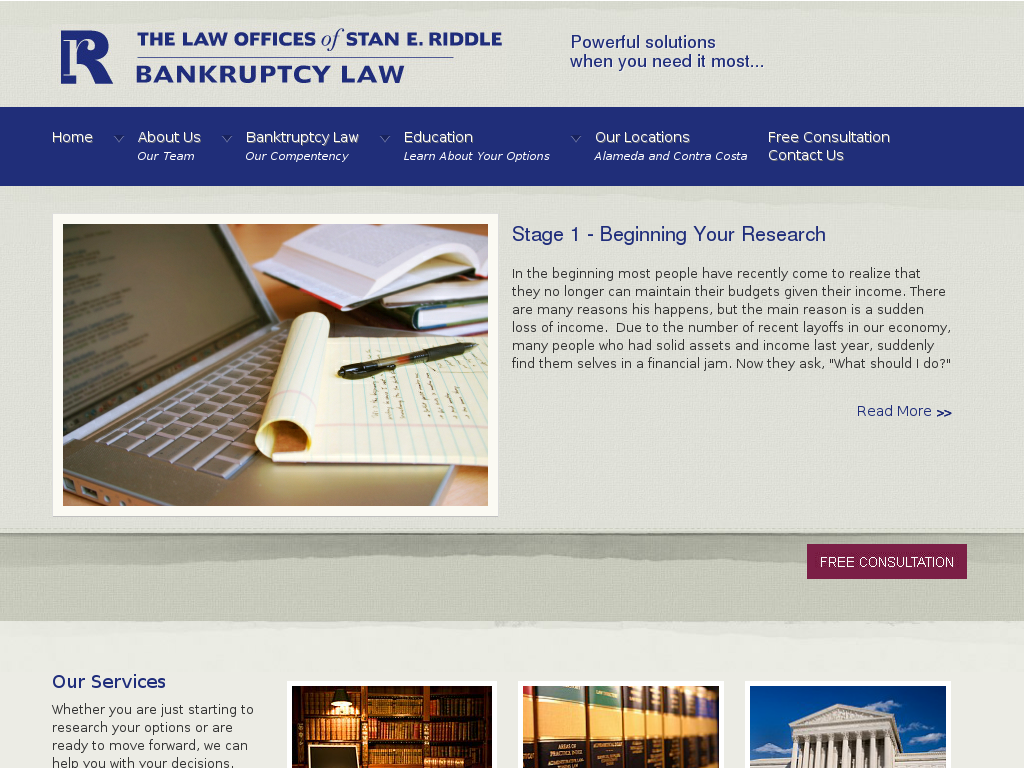website screenshot