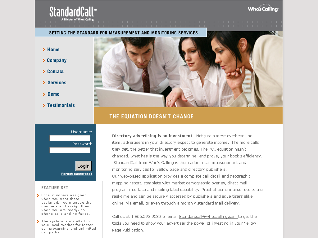 website screenshot