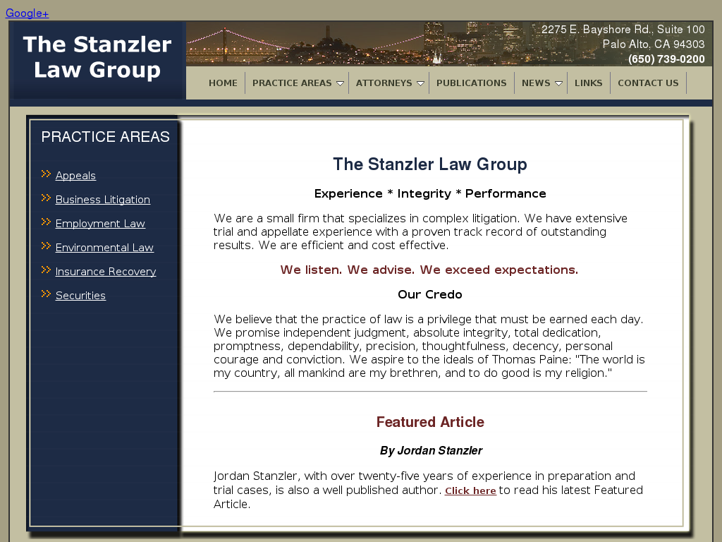website screenshot