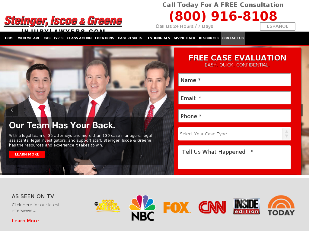 website screenshot