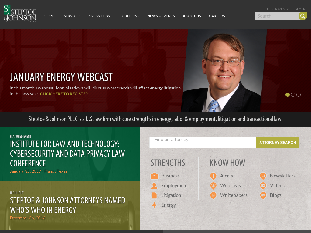 website screenshot