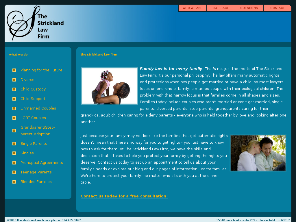 website screenshot