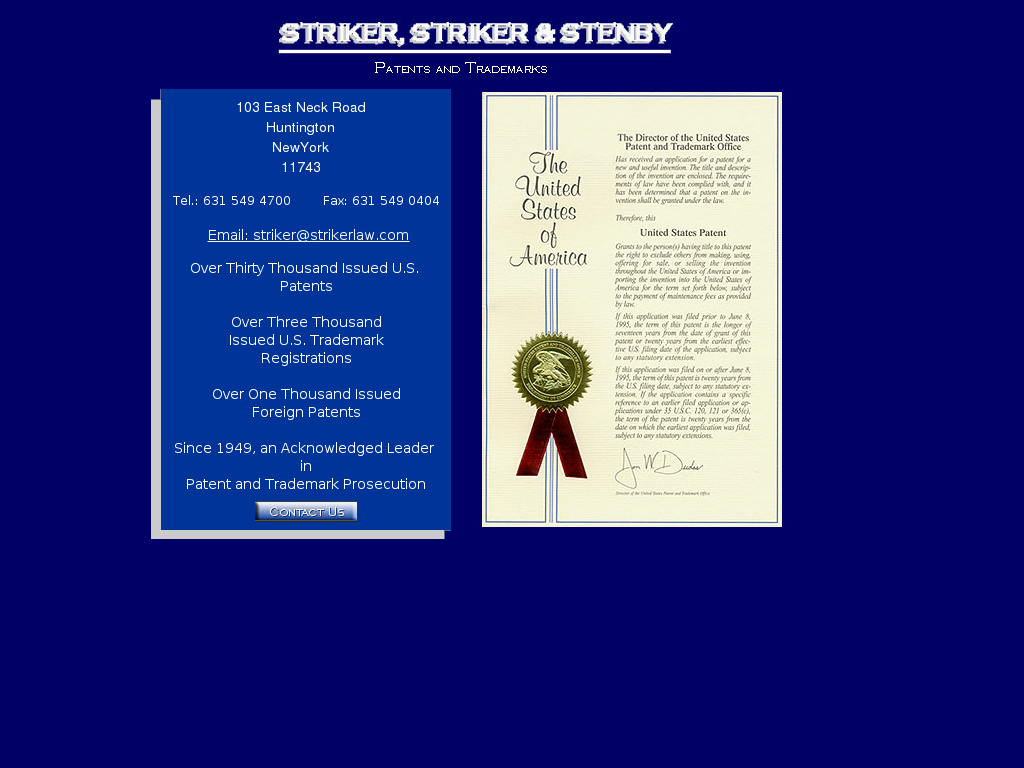 website screenshot
