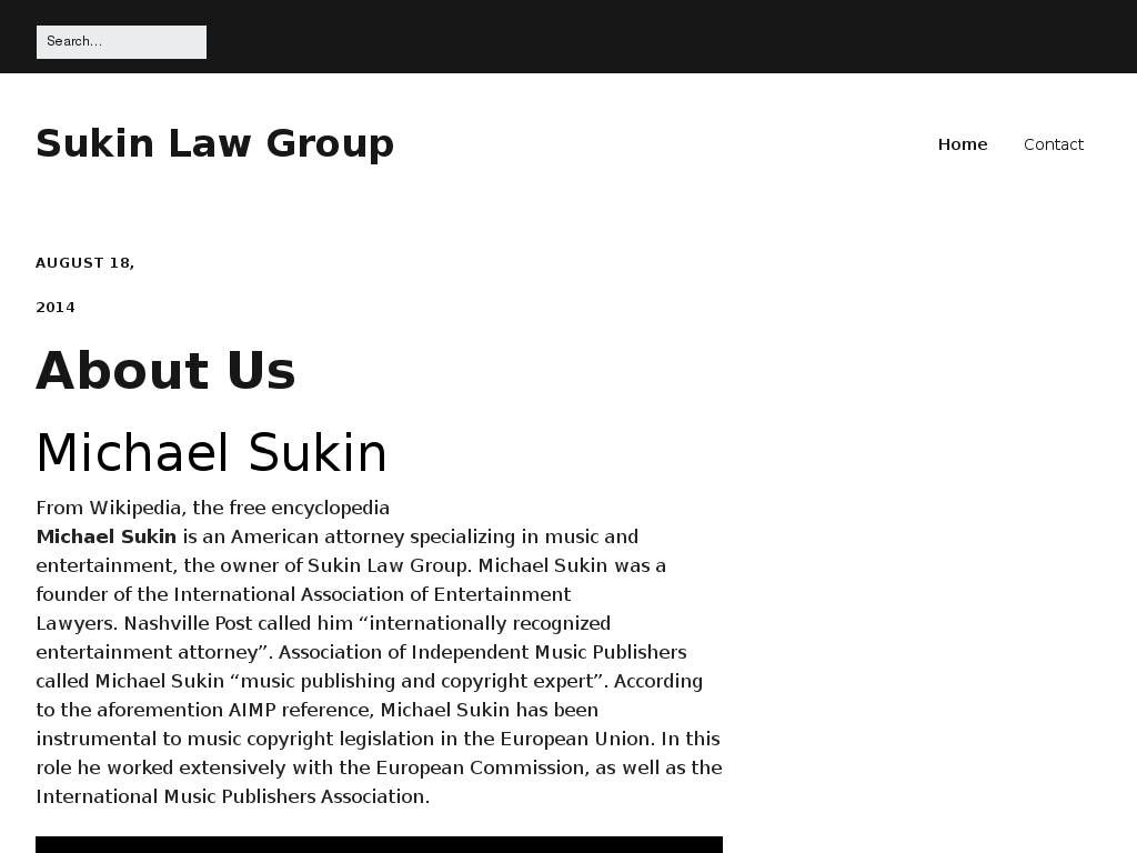 website screenshot