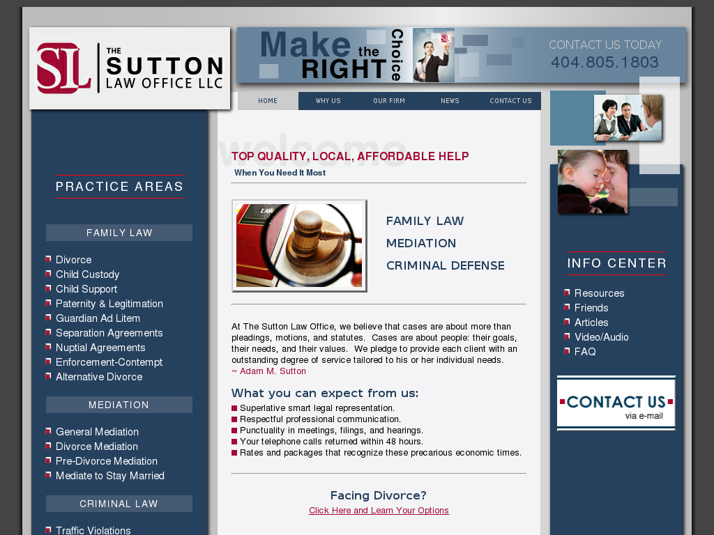 website screenshot