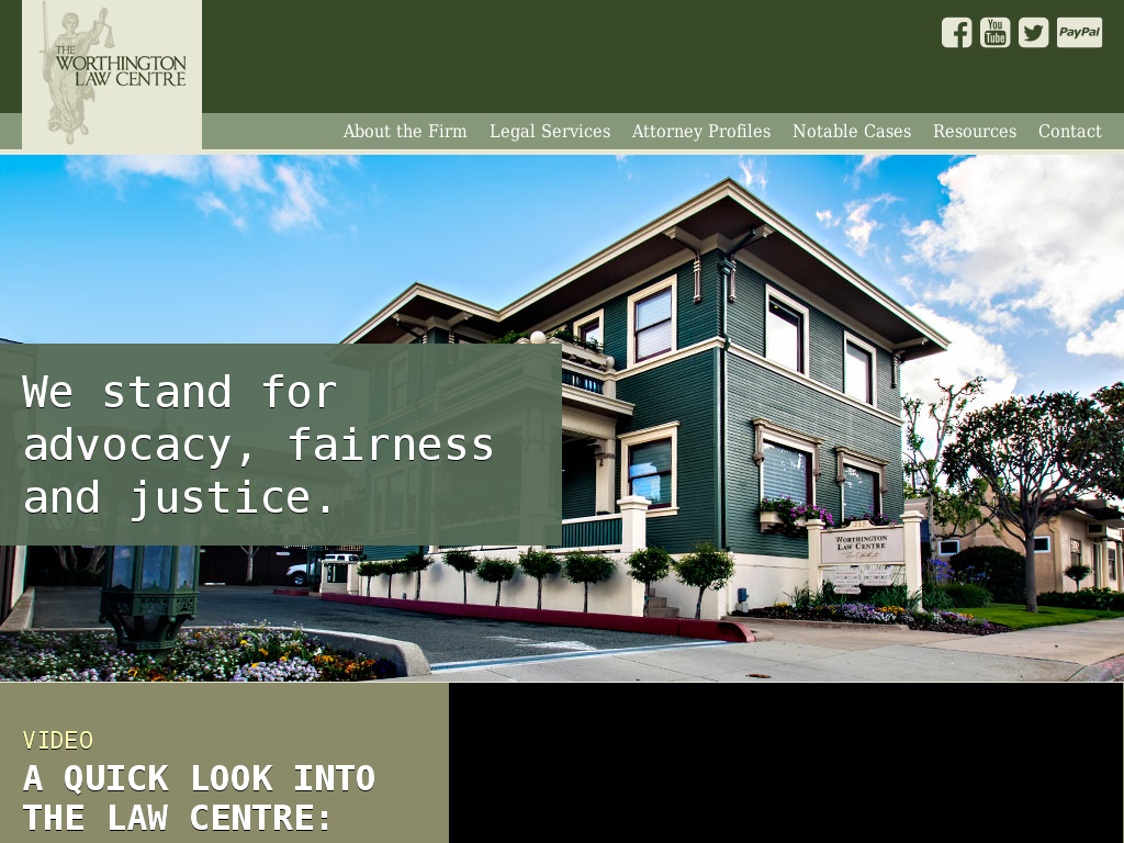 website screenshot