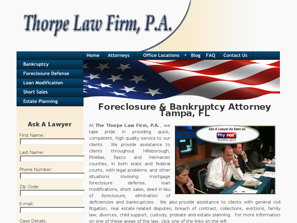 website screenshot