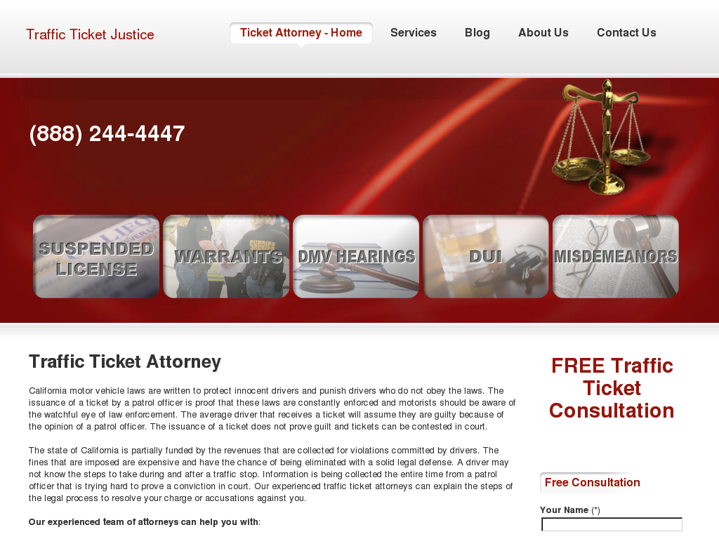 website screenshot