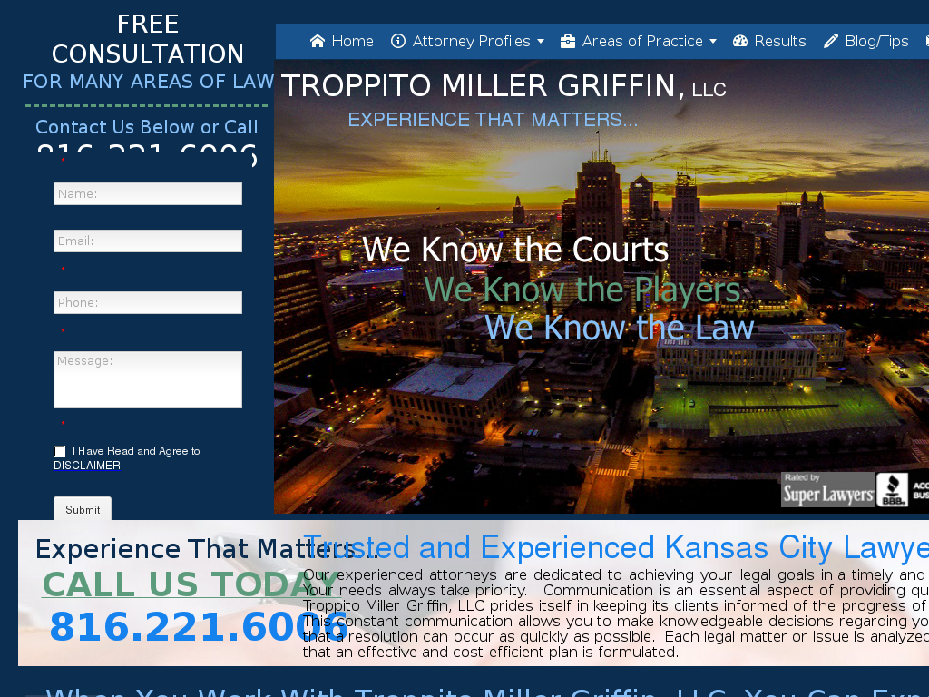 website screenshot