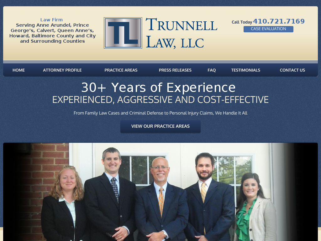 website screenshot