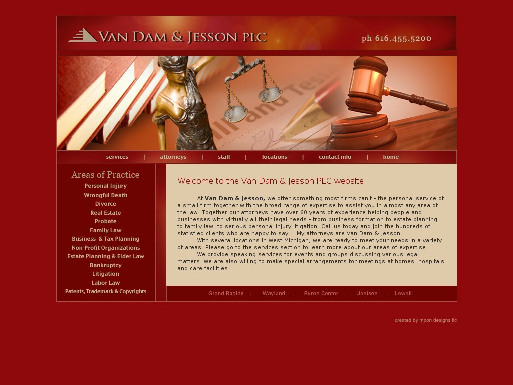 website screenshot