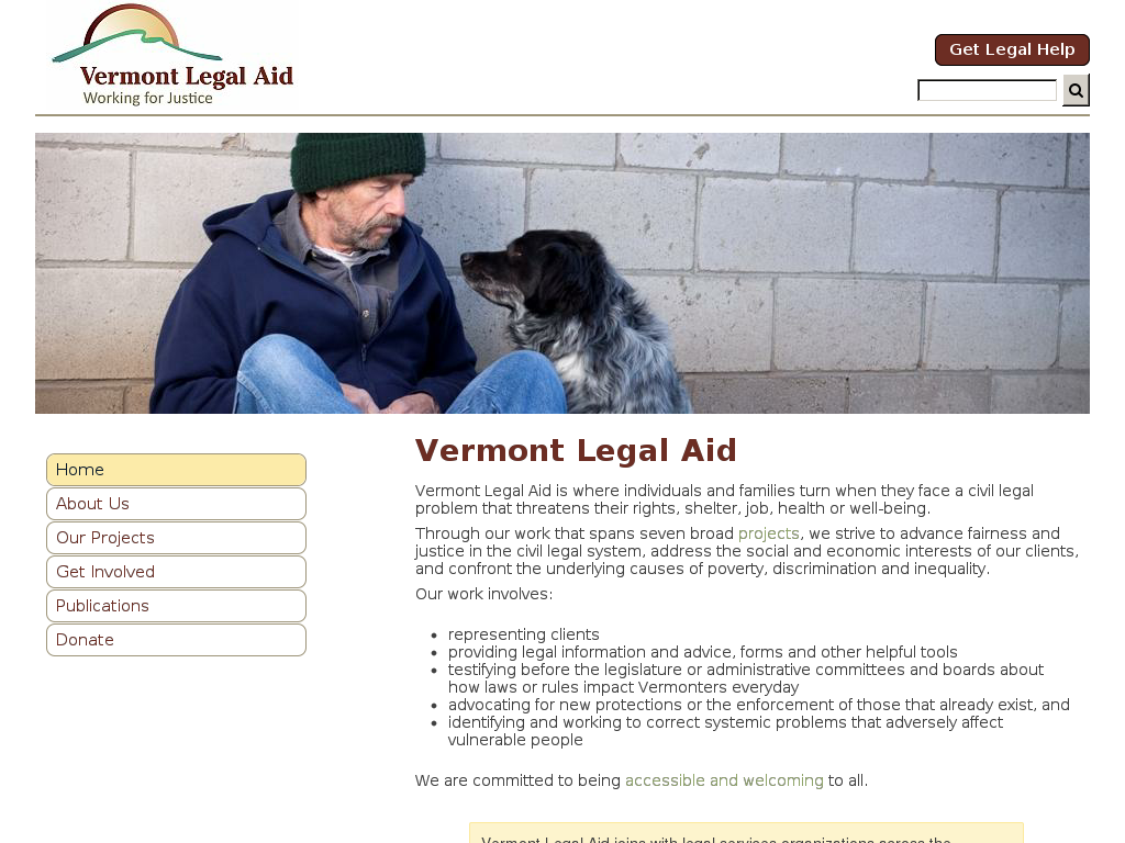 website screenshot