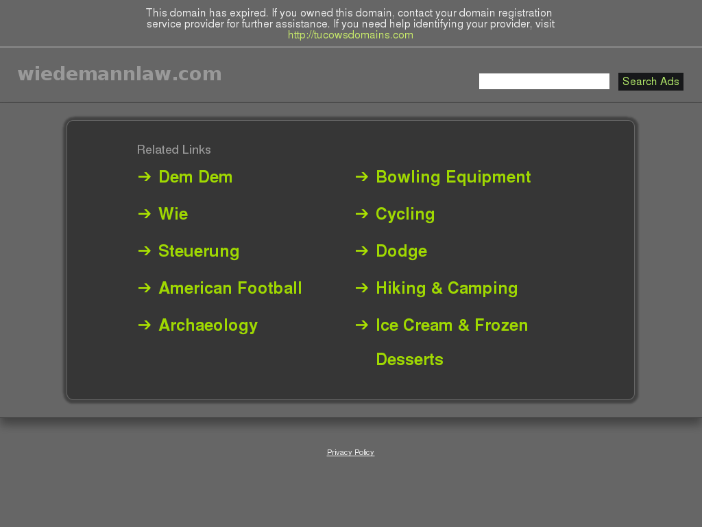 website screenshot