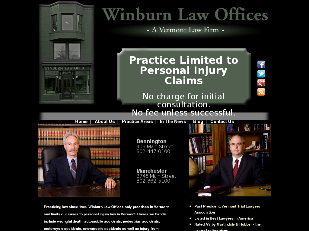 website screenshot