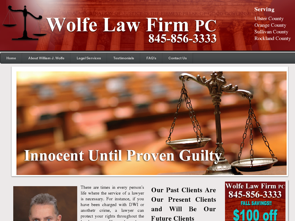 website screenshot