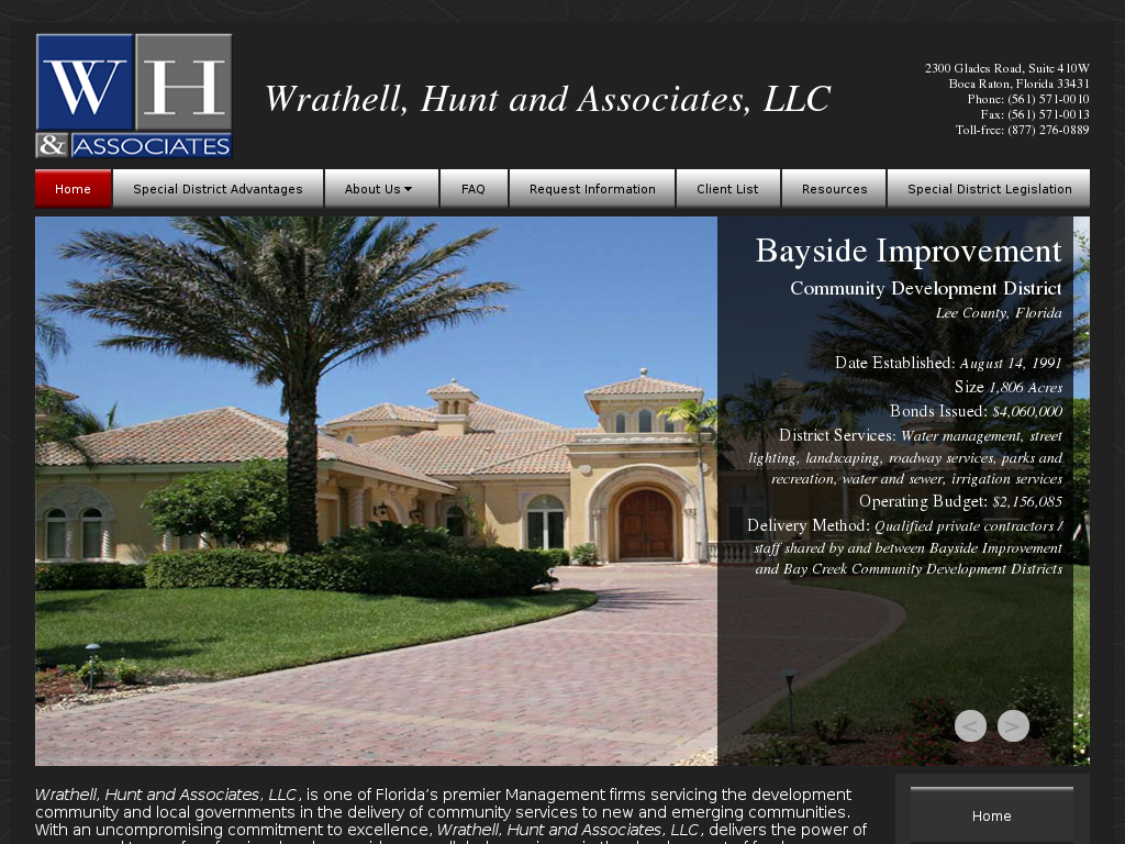 website screenshot