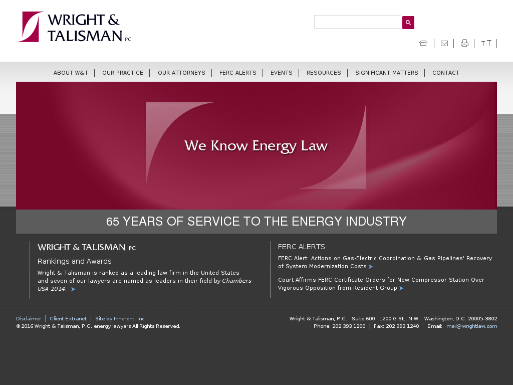 website screenshot