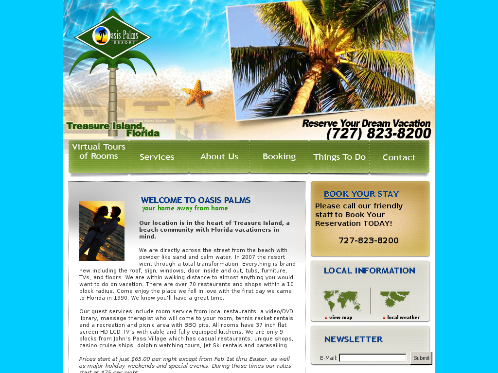 website screenshot