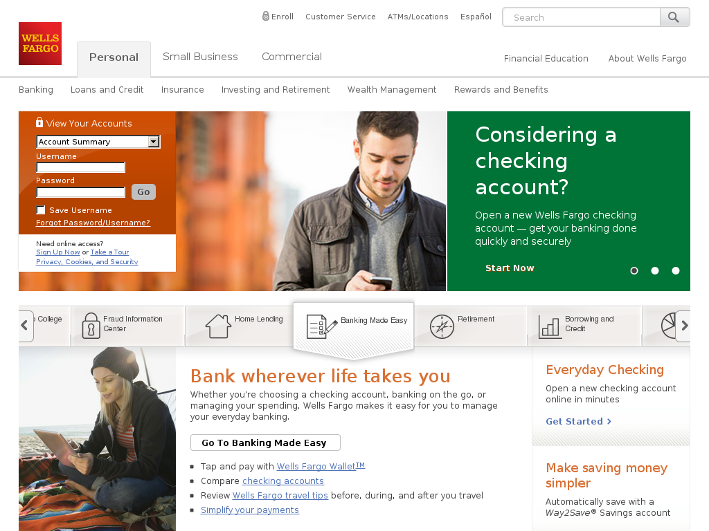 website screenshot