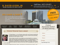 DAVID AYERS website screenshot