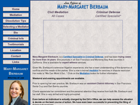 MARY BIERBAUM website screenshot