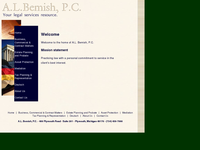 ANDREW BEMISH website screenshot