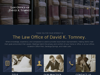 DAVID TOMNEY website screenshot