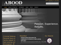 F JOSEPH ABOOD website screenshot