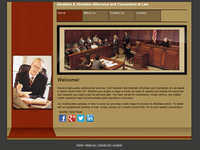 IRWIN ABRAHAM website screenshot
