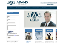 WILLIAM ADAMS website screenshot