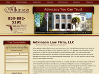 CLAYTON ADKINSON website screenshot