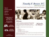 TIMOTHY BREWER website screenshot