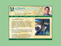 ADRIAN GUZMAN website screenshot