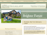 KENNETH GALLANT website screenshot