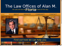 ALAN FLORIA website screenshot