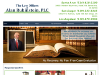 ALAN RUBINSTEIN website screenshot