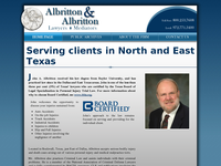 JOHN ALBRITTON website screenshot