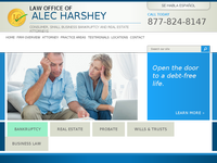 ALEC HARSHEY website screenshot