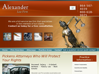 STEVEN ALEXANDER website screenshot