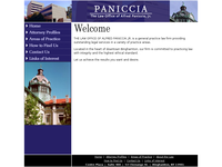 ALFRED PANICCIA JR website screenshot