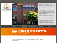 ALICE MKROYAN website screenshot