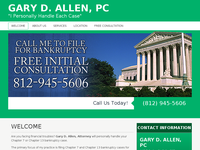 GARY ALLEN website screenshot