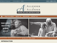 STEVEN ALLENDER website screenshot