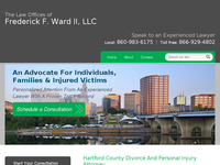 FREDERICK WARD II website screenshot