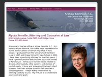 ALYSSA KENVILLE website screenshot