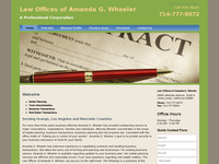 AMANDA WHEELER website screenshot